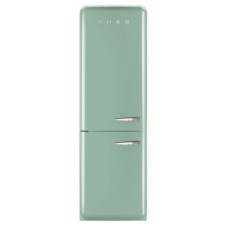 Fridge-Freezer Freestanding Total Capacity 365 Litres Smeg 50’s Style FAB32LPG5UK - Pastel green left hand hinge