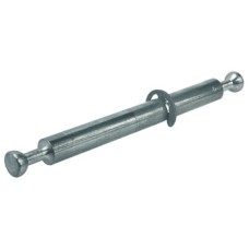 Double-Ended Bolt with Snap Ring Minifix For Ø 8 mm hole Drilling distance B: 34 mm for panel thickness 19 mm galvanized