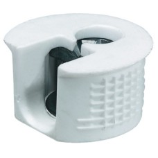 Connector Housing Plastic without Ridge Flush-Fitting Rafix-20 without plug without ridge with tightening element For wood thickness from 16 mm dim. A 8.0 mm drilling depth X 12.7<sup>+0.2</sup> silver coloured