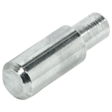 Shelf Support Plug in for Wooden Shelves and Ø 5 mm Hole with Stop for wooden shelves Nickel plated