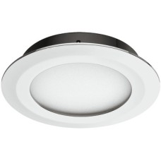 LED Downlight 12 V Ø 72 mm Rated IP20 Loox Compatible Smally Plus Natural white 4300 K Chrome finish