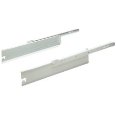 Metal Drawer Sides 53 85 117 and 149 mm High Grass With self closing runners and gallery railing system 149 mm high installed length 350 mm