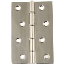 Butt Hinge DSSW Stainless Steel Square corners Length x width: 100 x 66 mm satin
