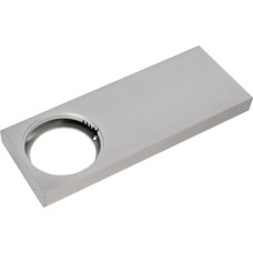 Bezel Rectangular for Loox LED 3010 For surface mounting Silver anodised