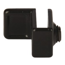 Glass Door Pull for Max. Glass Thickness 6.7 mm Zinc Alloy Clamp fixing Black