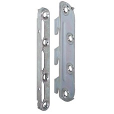 Bed Fittings Noval K Strike Plate Height 100-130 mm Hook in Plate Height 100-127 mm Blue galvanized steel Plate height 130 mm