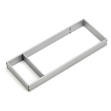 Drawer Insert Width 186 mm for Nova Pro Scala Grass Tavinea Sorto For cabinet width 300 mm and above silver
