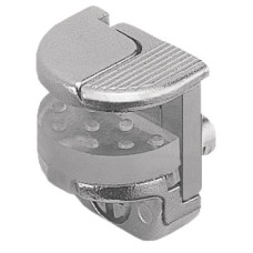 Shelf Support Plug in for Glass Shelves for 6 8 and 10 mm Thickness Clamping For Ø 5 mm hole nickel plated