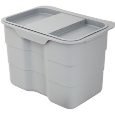 Waste Container 4.2 Litres Ninka BioBin 4.2 litre bin light grey