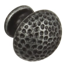 Knob Cast Iron Ø 32-38 mm Polka Antique pewter Ø 32 mm