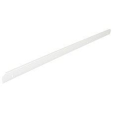 Worktop Trim Aluminium End Cap 640 x 38 mm. Etched aluminium