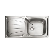 Sink Single Bowl and Drainer Rangemaster Baltimore BL9501 Stainless steel sink top mount Reversible drainer