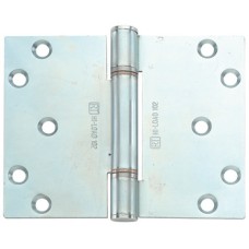 3 Knuckle Hinge Projection Fixed Pin Steel 100 x 124 mm Grade 13 BS EN 1935 Bright zinc