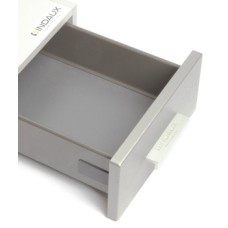 Twin Walled Drawer Set Standard Indaux Attraction For drawer length 480 mm silver