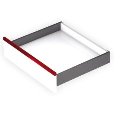 Drawer Set 89 mm High with Dynapro Tipmatic Runners Vionaro Length 270 mm graphite