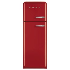 Fridge-Freezer Freestanding Total Capacity 298 Litres Smeg 50’s Style FAB30LRD5UK - Red left hand hinge