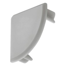 End Cap to suit Aluminium Profile 833.74.812 Loox 2195 Plastic Silver coloured finish