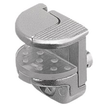 Shelf Support Plug in for Glass Shelves for 8 10 and 12 mm Thickness Clamping For Ø 5 mm hole Nickel plated