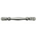 D Pull Handle Zinc Alloy Fixing Centres 128 mm Acanthus Nickel pewter