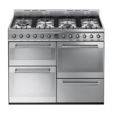 Cooker Dual Fuel 1100 mm Smeg Symphony SYD4110-1 -  Stainless steel