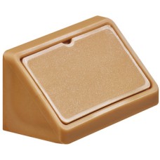 Corner Connector with Cover Cap Width 44 mm Mini Beige