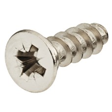 Varianta Screw Countersunk Head PZ Fully Threaded for Ø 3 mm Holes Nickel Plated Steel For drill holes with Ø 3 mm Length 13.5 mm nickel plated