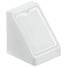 Corner Connector with Cover Cap Width 18 mm Mini White