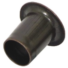 Socket Plug in for Ø 6.5 mm Hole for Use with Loop Shelf Support Florentine bronzed