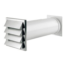 Wall Vent System Stainless Steel with Blind System 125/150 System 125 tube Ø 125 mm