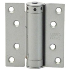 Spring Hinge Single Action 75 x 68 mm Steel Silver lacquered steel