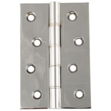 Butt Hinge DPBW Brass Square corners Length x width: 100 x 67 mm chrome plated
