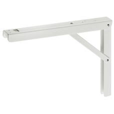 Hinged Bracket Adjustable in 3 Positions Dimensions (AxBxC): 300 x 30 x 200 mm white coated