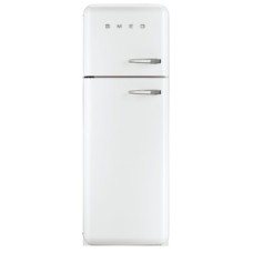 Fridge-Freezer Freestanding Total Capacity 298 Litres Smeg 50’s Style FAB30LWH5UK - White left hand hinge