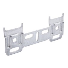 Wall Plate Double for Use with Concealed Cabinet Hangers Traser-8 Length 106 mm bright steel