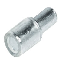 Shelf Support Plug in for Glass Shelves and Ø 5 mm Holes for wooden and glass shelves Galvanized