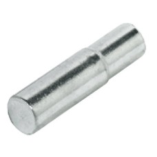 Shelf Support Plug in for Ø 5 mm Hole with Stop For wooden shelves Nickel plated