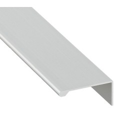 Profile Handle Cabinet Wide Grip Aluminium Saane Silver finish length 2500 mm