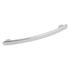 Bow Handle Zinc Alloy Fixing Centres 64-288 mm Hudson Polished chrome fixing centres 128 mm