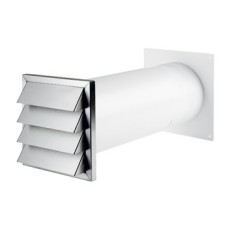 Wall Vent System Stainless Steel with Blind System 125/150 System 125 tube Ø 150 mm