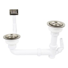 Waste Kit Rangemaster WKIT22 For use with sink 565.62.791/391 Polished chrome