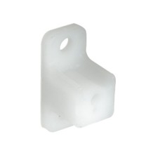 Stand Off Bracket and Spacer Plate for use with Metal Drawer Sides and Wooden Drawers For use with metal drawer sides and wooden drawers Stand off bracket white