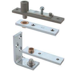 Pivot Set Double Action Frame Mounted Grade 304 Stainless Steel Allows doors to swing in either direction Satin