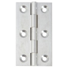 Broad Style Hinge 64 x 35 mm Brass With brass pin Antique brass