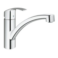 Mixer Tap Single Lever Monobloc Low Spout Grohe Eurosmart Contemporary Polished chrome Grohe model 33 281 002