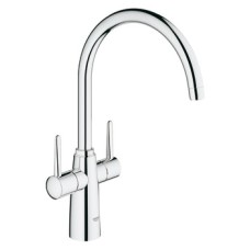 Mixer Tap Dual Lever Monobloc Grohe Ambi Contemporary Polished chrome Grohe model 30 189 000