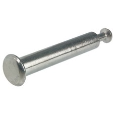 Capped Bolt Minifix For Ø 8 mm hole Drilling distance B: 34 mm for panel thickness 19 mm nickel plated
