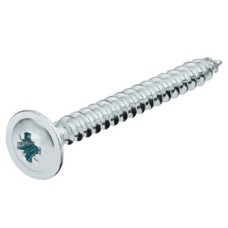 Hospa Screw Flat Head PZ Fully Threaded Galvanized Length 30 mm thread Ø 3.5 mm head Ø 8.5 mm PZ2