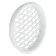 Ventilation Trim for Recess Mounting Ø 55 mm Plastic Round Ventilation area 6.4 cm² white