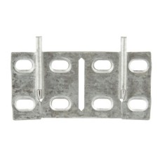 Wall Plate Double for Scarpi-4 Cabinet Hanger Zinc plated