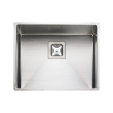 Sink Single Bowl Rangemaster Atlantic Kube KUB50 Stainless steel sink undermount